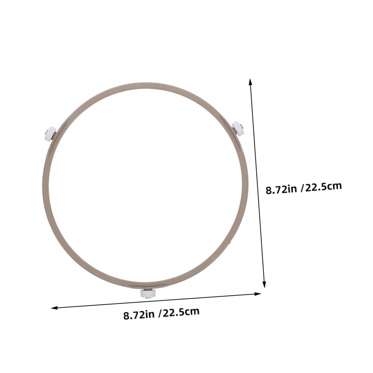 FELTECHELECTR Microwave Rotating Tray with Rollers Stable Kitchen Appliance Turntable Replacement Parts for Reliable Cooking and Quick Installation Fits Dishes