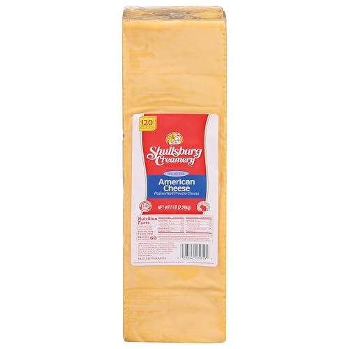 Shullsburg Creamery 120 Slice American Cheese 5 lb