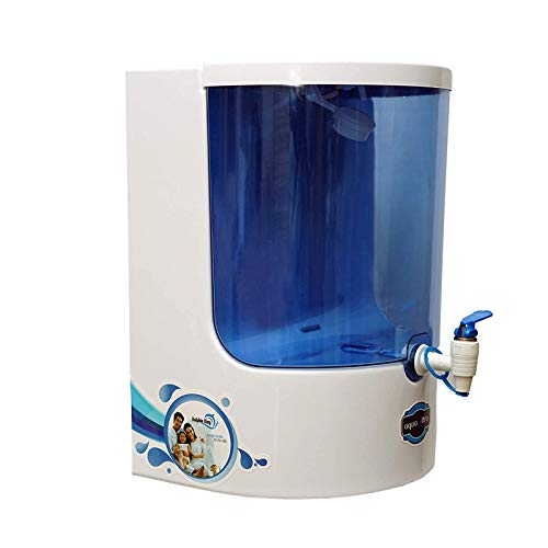 Image of Aqua Ultra Mountain water 9-L RO+UV best Water Purifier for Home, Kitchen Fully Automatic-crystal-clear detachable storage smart UV LED disinfection tank, power on-off LED indicator.