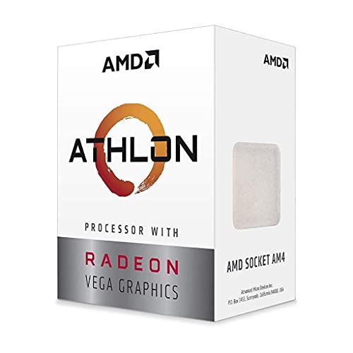Image of AMD Athlon 3000G Desktop Processor 2 Cores 4 Threads 5MB Cache Bundled with EX-A320M Gaming Motherboard