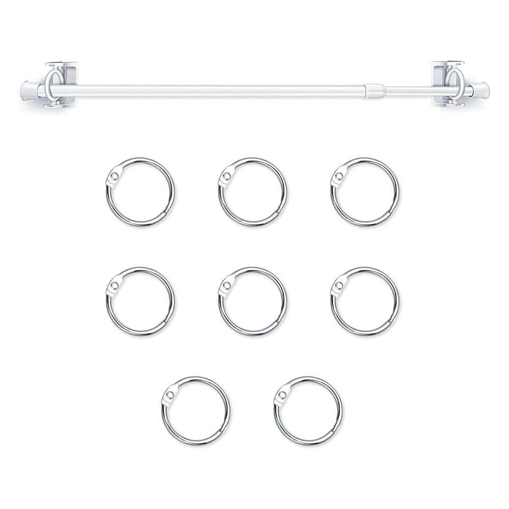 Tuidzljd Flip Calendar Holder Set Adjustable 16-28 Inches Calendar Chart Rod Date Cards for Classroom Whiteboard