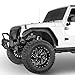 Hooke Road JK Aluminum Front Rear Inner Fender Liners for 2007-2018 Jeep Wrangler JK 2/4 Doors, Splash Mud Guard Wheel Well Liner Covers - 4PCS Set