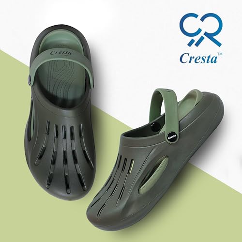 Image of CRESTA Kids Clogs Shoes for Boys & Girls Dailywear Comfortable, Lightweight Anti-Skid Indoor & Outdoor Sandals Clogs for Kids