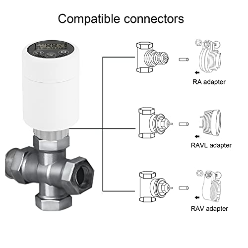 Vanne de radiateur intelligente HY366 programmation chauffage domestique