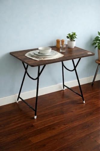 Image of Ador Multi-Purpose Portable Foldable Study Table | Computer Laptop Desk for Students and Office Work | 2 Seater Dining Table | Utility Table |