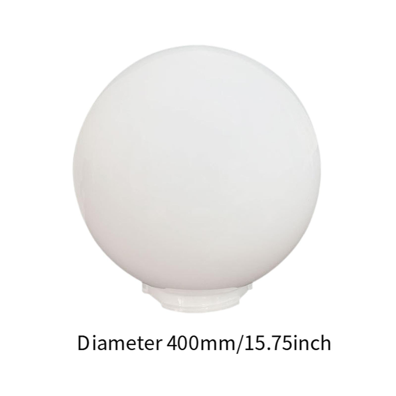 Globo Luminoso in Acrilico per Lampada da Terra, Lampadina Sferica di Ricambio, Copertura per Lampade da Terra per Esterni, 400 Mm