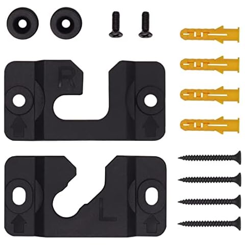 Tendodo 1 Pair of AH96-03064A Wall Mount Bracket for Samsung Soundbar HWJ355 HWJ450 HW-J355 HW-J450 HW-J355/ZA HW-J355/ZP HW-J450/ZA HW-J450/ZP Cover