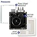 Panasonic WhisperCeiling Bathroom Exhaust Fan with Dimmable LED Light, 50-80-110 CFM, FV-0511VQL1