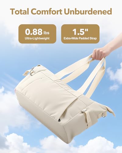 Image of Small Gym Bag for Women, Lightweight Mini Duffle Bag with Wet Compartment, Perfect as a Travel Carry On or Crossbody Weekender for Sport, Workout & Dance