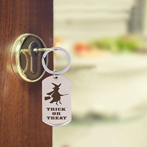 LUOEM 2 stuks roestvrijstalen zakhangers heks sleutelhangers - Image 5