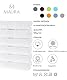MAURAHOME Luxus Handtücher Set 100% Baumwolle, Hotel & Spa Qualität, 6 Große Handtücher 50x100, Schnell Trocknende Frottiertücher, Weich, Plüschig und Stark Saugfähig