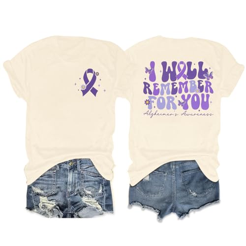 MOUSYA Childhood Cancer Awareness T Shirt Gold Ribbon Pediatric Cancer Shirts Gift T-Shirt