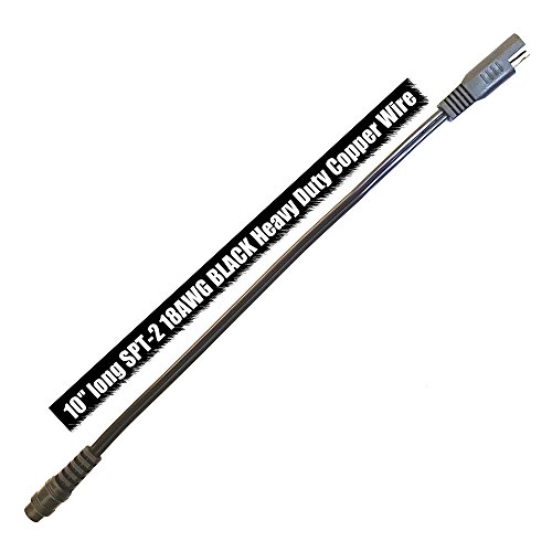 MOTOPOWER MP69006 10" SAE to Coax Female Adapter Cable SAE to DC Coax Motorcycle Heat Clothing Jack Adapter