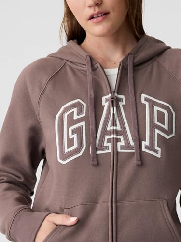 Image of GAP Women's Logo Hoodie Hooded Full Zip Sweatshirt