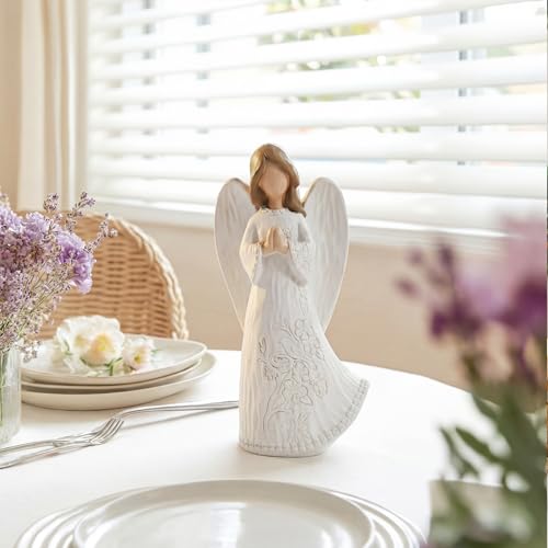 Figura de Ángel Orante en Resina para Dolor miniatura 6