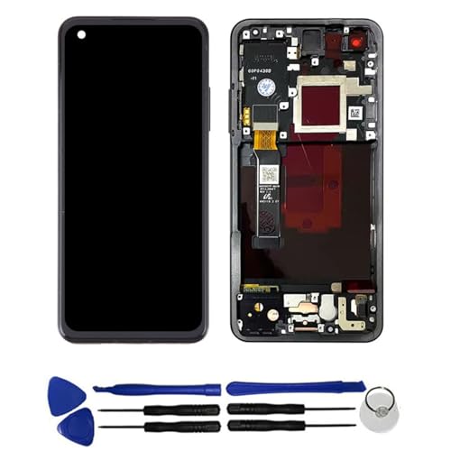 OYOG �K�p�Ώ� Asus Zenfone 10, AI2302 LCD �t���p�l�� ��ʏC�������p �^�b�`�p�l�� �K���X �X�N���[���C���p�[�c �f�W�^�C�U�[�t���[���A�Z���u���Z�b�g �C���H��Z�b�g�t�� �t���[���t��