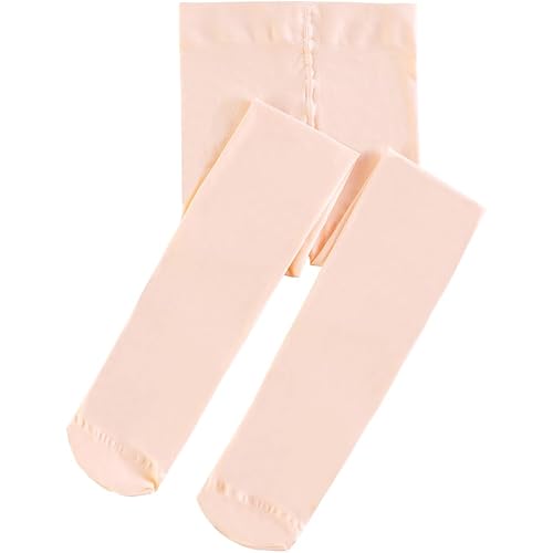 EQSJIU Girls Ballet Dance Tights Ultra Soft Dance Leggings Elastic Footed Tights for Girl Warm Stockings
