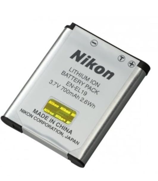 Image of Compatible with Nikon EN-EL19 700mAh 3.7V 2.6Wh (Coolpix A300, W100, S6800) Battery(Pack of 1)