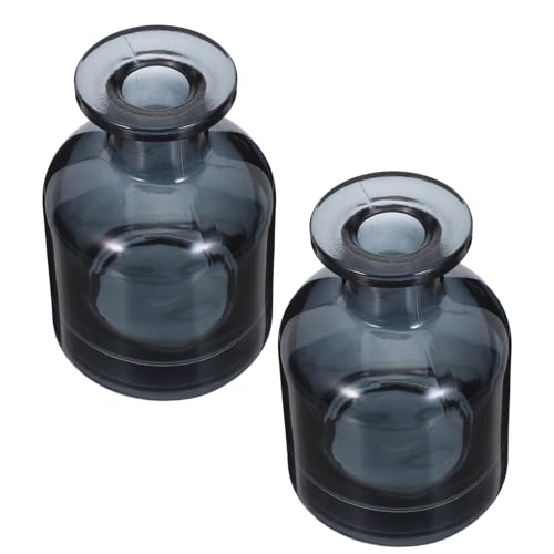 Flacon diffuseur de parfum vide en verre bleu 150 ML avec bâtonnets - 2