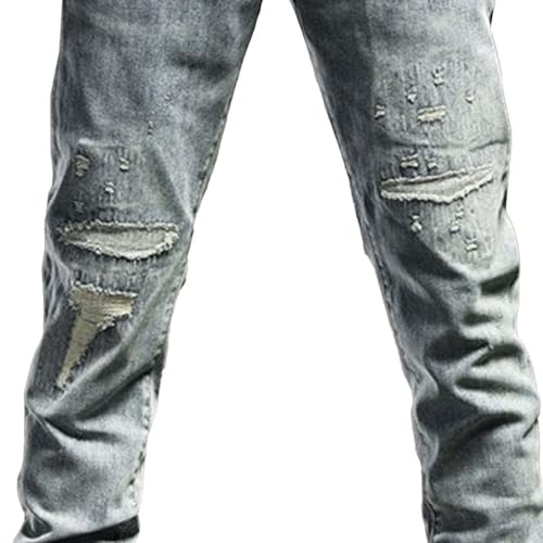 Jean de motard pour homme en toile denim extensible de qualité supérieure - 5
