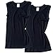 Produktbild HERMKO 2040 2er Pack Jungen Muskelshirt aus Bio-Baumwolle, Farbe:schwarz, Größe:104