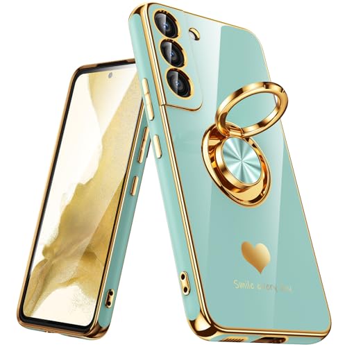Coque Samsung S22 5G fine avec anneau anti-chute pour éviter les casses d'écran