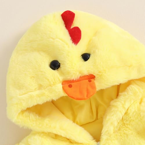 Disfraz bebé pollo amarillo con leggings 2-3T miniatura 4