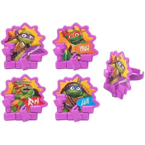 DecoPac TMNT Cupcake Rings - 24 Pack Cover