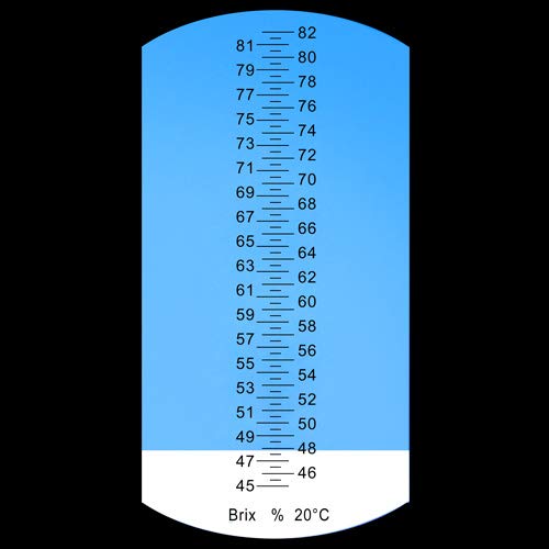 Refraktometer PCE-4582 für konzentrierten Saft, Kondensmilch, Honig, Marmelade, Emulsionen – Bild 3