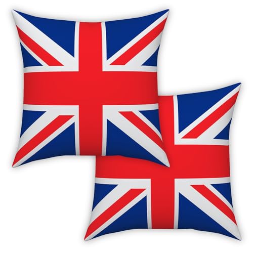 ggaimwf Cousin Canape Drapeau Anglais Housses de Coussin Union Jack Drapeau Britannique Royaume-Uni...