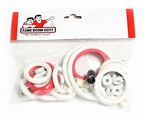 Game Room Guys Sega Pinball White Rubber Ring Kit Compatible with Space Jam Pinball Machine