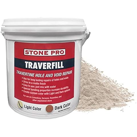 StonePro - Traverfill Light (1 Lb.) (for Repairing Holes in Travertine) Cover