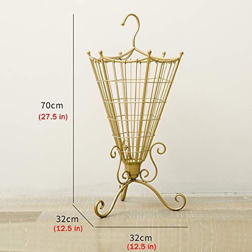 Porte-parapluie intérieur rustique pour petits parapluies pliants