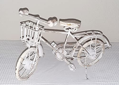 Bicicleta retro de paseo con cesta de mimbre y cuadro de acero clásico de paseo 2