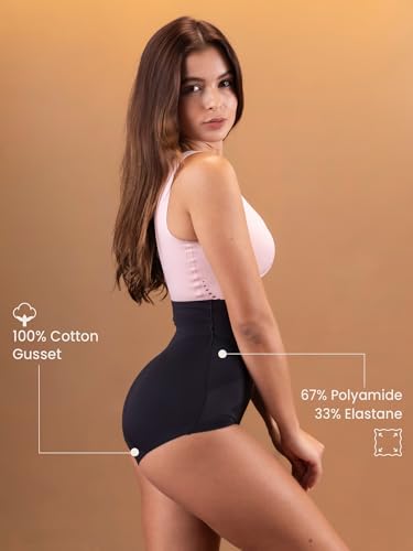 Image of Krvvy Seamless Tummy Tucker Shaperwear for Women | High Waist Shaper with Targeted Compression on Belly Fat | Provides Invisible & Slim Look Under Dresses