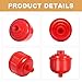 zDwfDc 6PCS Mini Disposable Air Water Filters Disposable Paint Gun Filter for Standard 1/4 Inch Threads, Spray Guns and Air Tools, Red