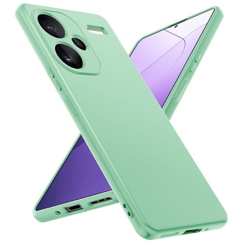 mneudedu �Ή� Redmi Note 13 Pro+ 5G �p�� �P�[�X �ϏՌ� �V���R�� TPU �J�o�[ ���^ �y�� �_�� ����\�� �Ռ��z�� �w��h�~ ���C�����X�[�d�Ή� �X�g���b�v�z�[���t�� �w��h�~ �h�o �ϋv �g�ѕ֗� �����O���[�� 12