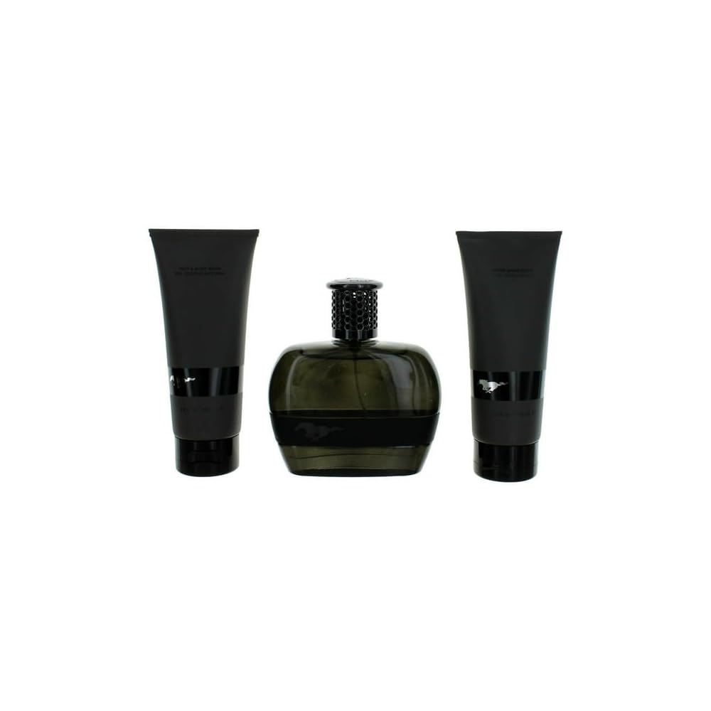 Amazon.com: Mustang Black by Mustang, 3 Piece Gift Set for Men