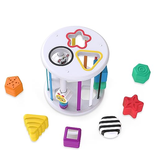 Baby Einstein, Boîte à Formes Zen & Cal's Playground, 6 Formes pour découvrir Formes et Couleurs, Ensemble de Jouets sensoriels pour bébés et Jeunes...