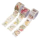 Die stempel design bänder sind geeignet für diejenigen, die retro dekoration oder das sammeln briefmarken.