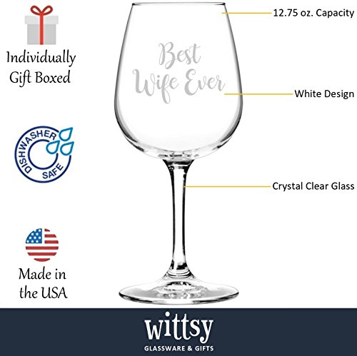 Best-Wife-Ever-Wine-Glass-Unique-Anniversary-or-Valentines-Gifts-for-Wife-Women-Cool-Wife-Gifts-from-Husband-Hubby-Fun-Novelty-Birthday-Present-Idea-for-Her-the-Mrs-Wifey-Newlywed Best Wife Ever Wine Glass Unique Anniversary or Valentines Gifts for Wife Women Cool Wife Gifts from Husband Hubby Fun Novelty Birthday Present Idea for Her the Mrs Wifey Newlywed