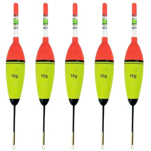 XPEX 5 Pezzi Galleggianti Da Pesca, Galleggiante Pesca, Eva Schiuma Galleggiante Da Pesca, Starlight Pesca, Galleggianti Per La Pesca Notturna - Pesca Trota Lago(10G)