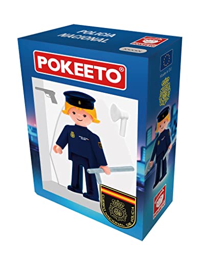POKEETO, Figura Policia Nacional Mujer, Coleccionables de 8 cm para Exhibición, Idea de Regalo para Niños Y Adultos, Coleccionistas, EF15099