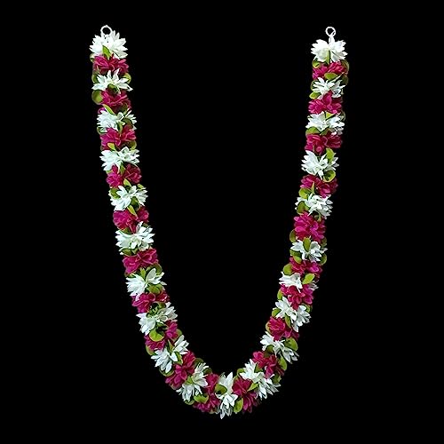 Best Janmashtami Decorations from Amazon India 43 The Flower Studios Artificial Sevanti Photo Garland (Pink)