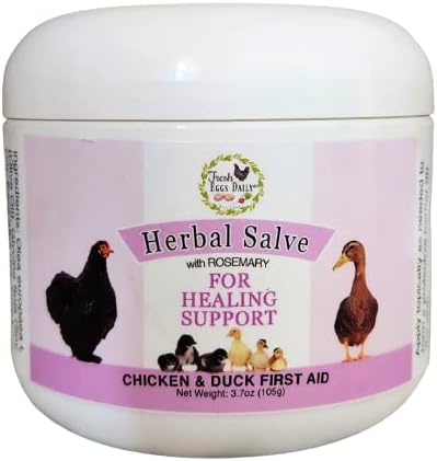 Fresh Eggs Daily Herbal Salve with Rosemary for Chickens and Ducks