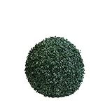 PRENDELUZ Künstliche Hecke, dekorative Buchsbaumkugel, 38 cm, ideal für Gärten und Innenräume, robust und pflegeleicht.