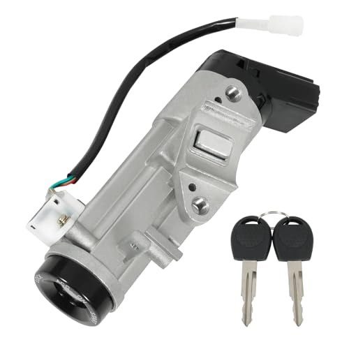 Aumzong Ignition Lock Cylinder Switch Assembly, Push Button, Manual Operation, Compatible with 2004-2011 Chevrolet Aveo, Aveo5, Optra, 2005-2008 Pontiac G3, Wave, Wave5