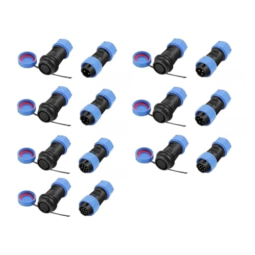 Conector SP13 de 5 pines IP68 con ajuste hermético para panel 2