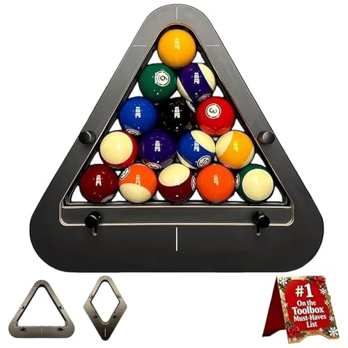 Rack de billard de précision, triangle de billard 8-ball réglable durable