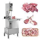 CMI Commercial Bone Saw Butcher Bandsaw,Frozen Meat Cutter,1500W Electric Meat Band Saw Bone Cutting...